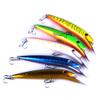 LENPABY 5PCS Minnow VIB Lure 3D Artificial Minnow Fishing Lures Baits 45G/19.7CM view 1