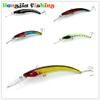 LENPABY 10PCS Swimbait 3D Minnow Deep Diver Lure 15.5CM-16.3G for Saltwater Freshwater Bass Trout Walleye Salmon Musky Fishing view 2