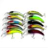 LENPABY 10PCS Swimbait 3D Minnow Deep Diver Lure 15.5CM-16.3G for Saltwater Freshwater Bass Trout Walleye Salmon Musky Fishing view 4