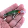 LENPABY 8PCS 3D Minnow Deep Diver Lure 7CM Hard Baits Swimbaits 3.8GTarget Bass, Walleye, Trout and Other Species in Freshwater or Saltwater view 4