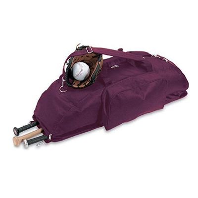 TRENDWAVE SPORTSWEAR Durable Large Bat Bag (Purple)