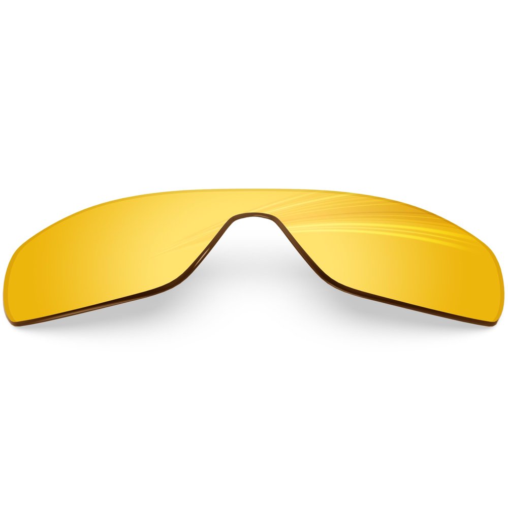 BLAZERBUCK Anti-salt Replacement Lenses for Oakley Oil Rig OO9081 - High Intensity yellow