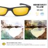 BLAZERBUCK Anti-salt Replacement Lenses for Oakley Jupiter Squared OO9135/Jupiter Carbon OO9220 - High Intensity yellow view 3