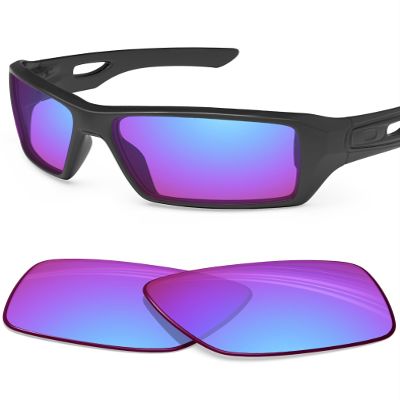 BLAZERBUCK Anti-salt Polarized Replacement Lenses for Oakley Eyepatch 2 OO9136/Eyepatch 1 - Rose Trail