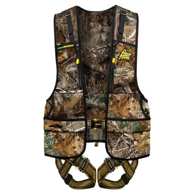 Hunter Safety System Pro-Series Harness with Elimishield Scent Control Technology, Small/Medium, Camouflage