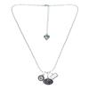 Sports Accessory Store Penn State Nittany Lions Home Sweet Home Silver Crystal Necklace Jewelry Gift PSU view 1
