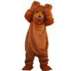 Brown Bear Mascot Costume Cartoon Character Adult Sz Real Picture view 2