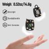 MecArmy CMP2 Titanium Black Mini Compass, Pocket Compass Hiking Survival, Small IPX5 Waterproof, Glow-in-The-Dark, Compact, Necklace Pendant, Keychain & Lanyard Mount, Ideal Gift for Women Men view 4