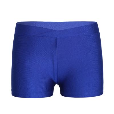 TiaoBug Kids Girls Dance Sports Shorts Activewear Ballet Gymnastics Booty Shorts Running Workout Yoga Shorts Pants Blue 5-6