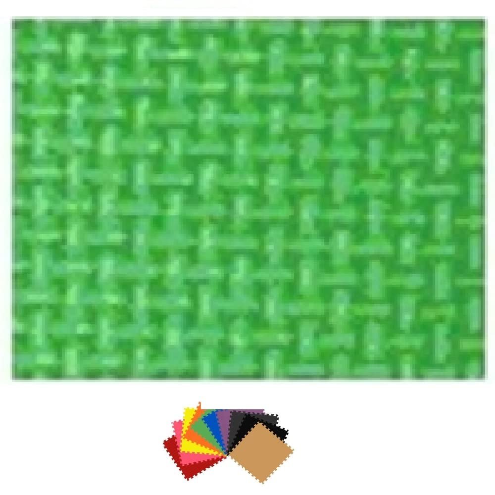 EVA Foam Floor Mat Interlocking Exercise Gym Puzzle Tiles 24" x 24" x 3/8"(10mm),Color: Green, Square FEET: 24-288 (Square FEET: 120)