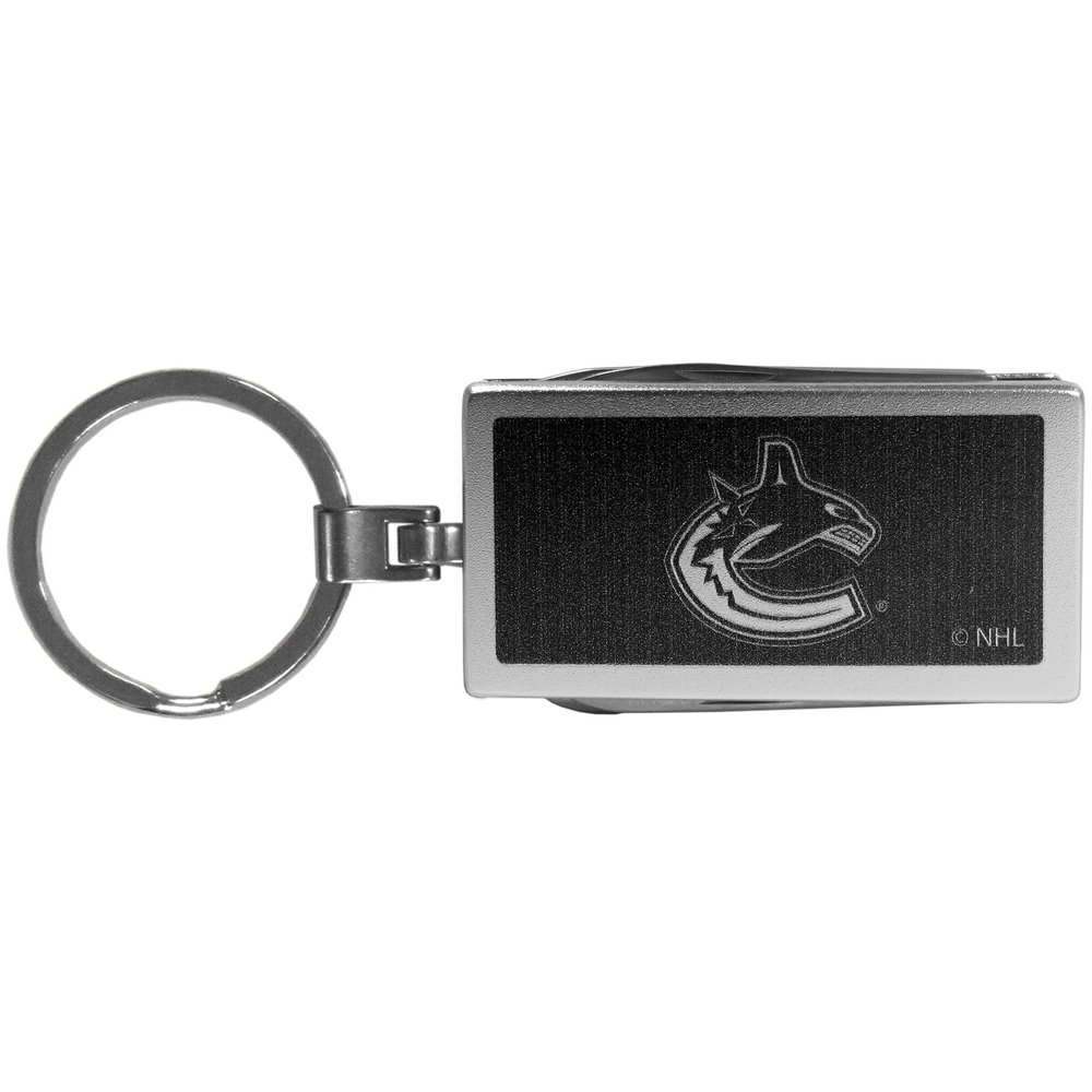 NHL Siskiyou Sports Fan Shop Vancouver Canucks Multi-tool Key Chain, Black One Size Black