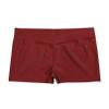 TiaoBug Kids Girls Dance Sports Shorts Activewear Ballet Gymnastics Booty Shorts Running Workout Yoga Shorts Pants Burgundy 5-6 view 4