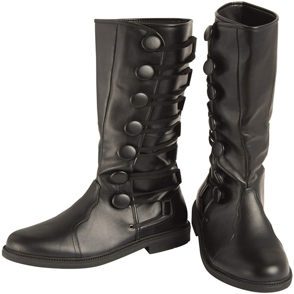 Rubies Dark Galaxy Boots for Adults, US Size 12/13 Black