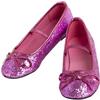 Rubies Girl's Costume Ballet Shoes, Pink, 11/12 view 1