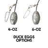 Avery GHG QuickRig Texas Rig Decoy Anchor System with 400 lb Mono Line, Floating Carabiner & Duck Egg Weights for Waterfowl Hunting, 4oz-30 view 3