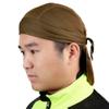 Bandana Headbands Sweat Wicking Beanie Cap Adjustable Hat Cap Skull Cap Head Wrap For Men and Women Fits under Helmets and Baseball Cap Beanie Cycling (Brown) view 1