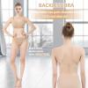 iMucci Clear Strap Bra Professional Dance Bras NO Sponge Invisible Ballet Top view 3