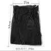 2018 Casual Women's Suspenders Lotus Keaf Large Swing Split Dress Woman Evening Dress Long Skirt Black view 3