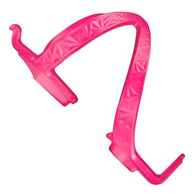 Supacaz Fly Cage Poly Neon Pink - Cycling Water Bottle Cage Holder for Road Bike + MTB Mountain Bike