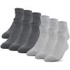 Gildan Men's Polyester Half Cushion Low Cut Socks, 12-Pack Sockshosiery, grey, Shoe Size: 6-12 view 1