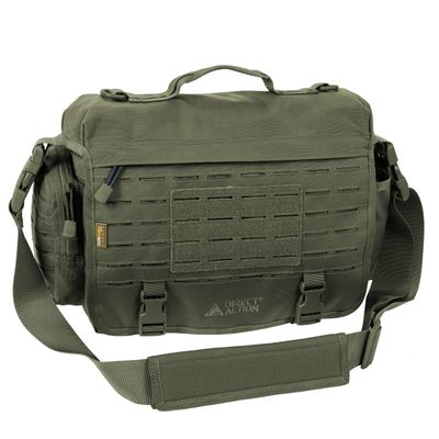 Direct Action Messenger Mk II Tactical Bag Olive Green Mk II 10 Liter Capacity, ideal for laptop, ipad or tablet