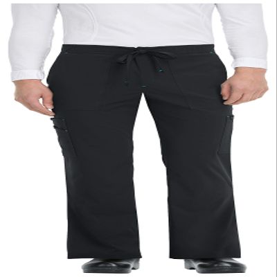 KOI Basics for Men 605 Luke Pant (Black, 3X-Large)