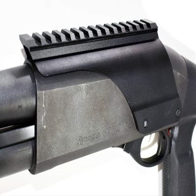 TRINITY Base Mount for hr1871 pardner Pump 12 ga Scope Base Rail Mount Adapter Picatinny Weaver Aluminum Black Hunting Optics mounts Tactical Home Defense Accessory Single Rail Mount.