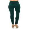 ALWAYS Women's Super High Waist Leggings - Premium Buttery Soft Yoga Workout Stretch Solid Pants Darkteal Plus Size view 3