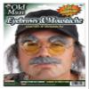 Forum Novelties Party Supplies Old Man Eyebrows And Moustache Accessory, Gray, One Size view 1