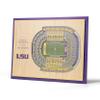 YouTheFan NCAA LSU Tigers 5-Layer StadiumView 3D Wall Art - Tiger Stadium view 1