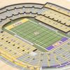 YouTheFan NCAA LSU Tigers 5-Layer StadiumView 3D Wall Art - Tiger Stadium view 3