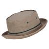 e4Hats.com Striped Roll Up Bucket Hat - Khaki Dark Green L-XL view 3