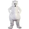White Polar Bear Mascot Costume Cartoon Character Adult Sz Real Picture 2
