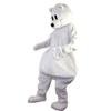 White Polar Bear Mascot Costume Cartoon Character Adult Sz Real Picture 2 view 2
