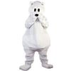 White Polar Bear Mascot Costume Cartoon Character Adult Sz Real Picture 2 view 4