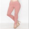 ALWAYS Women's Super High Waist Leggings - Premium Buttery Soft Yoga Workout Stretch Solid Pants Mauve Plus Size view 3