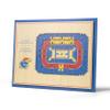 YouTheFan NCAA Kansas Jayhawks 5-Layer StadiumView 3D Wall Art - Allen Fieldhouse view 1
