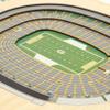 YouTheFan NFL 5-Layer 17 x 13 StadiumViews 3D Wall Art, Green Bay Packers view 3