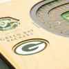 YouTheFan NFL 5-Layer 17 x 13 StadiumViews 3D Wall Art, Green Bay Packers view 4