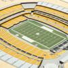 YouTheFan NFL 5-Layer 17 x 13 StadiumViews 3D Wall Art, Pittsburgh Steelers view 3