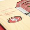 YouTheFan NFL 5-Layer 17 x 13 StadiumViews 3D Wall Art, One Size, San Francisco 49ers view 4