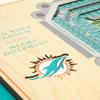 YouTheFan NFL 5-Layer 17 x 13 StadiumViews 3D Wall Art, One Size, Miami Dolphins view 4