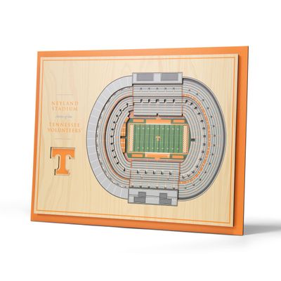 YouTheFan NCAA Tennessee Volunteers 5-Layer StadiumView 3D Wall Art - Neyland Stadium