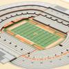 YouTheFan NCAA Tennessee Volunteers 5-Layer StadiumView 3D Wall Art - Neyland Stadium view 3