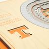 YouTheFan NCAA Tennessee Volunteers 5-Layer StadiumView 3D Wall Art - Neyland Stadium view 4