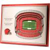 YouTheFan NFL 5-Layer 17 x 13 StadiumViews 3D Wall Art, Cleveland Browns view 1