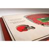 YouTheFan NFL 5-Layer 17 x 13 StadiumViews 3D Wall Art, Cleveland Browns view 4