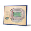 YouTheFan NCAA Florida Gators 5-Layer StadiumView 3D Wall Art - Ben Hill Griffin Stadium, 13.00" x 17.00" view 1
