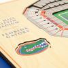 YouTheFan NCAA Florida Gators 5-Layer StadiumView 3D Wall Art - Ben Hill Griffin Stadium, 13.00" x 17.00" view 4