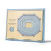 YouTheFan NCAA North Carolina Tar Heels 5-Layer StadiumView 3D Wall Art - Dean E. Smith Center view 1